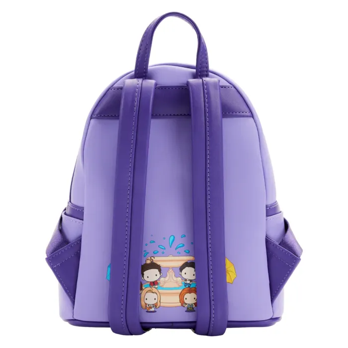 10" Friends - Front Door Faux Leather Mini Backpack Bag Loungefly