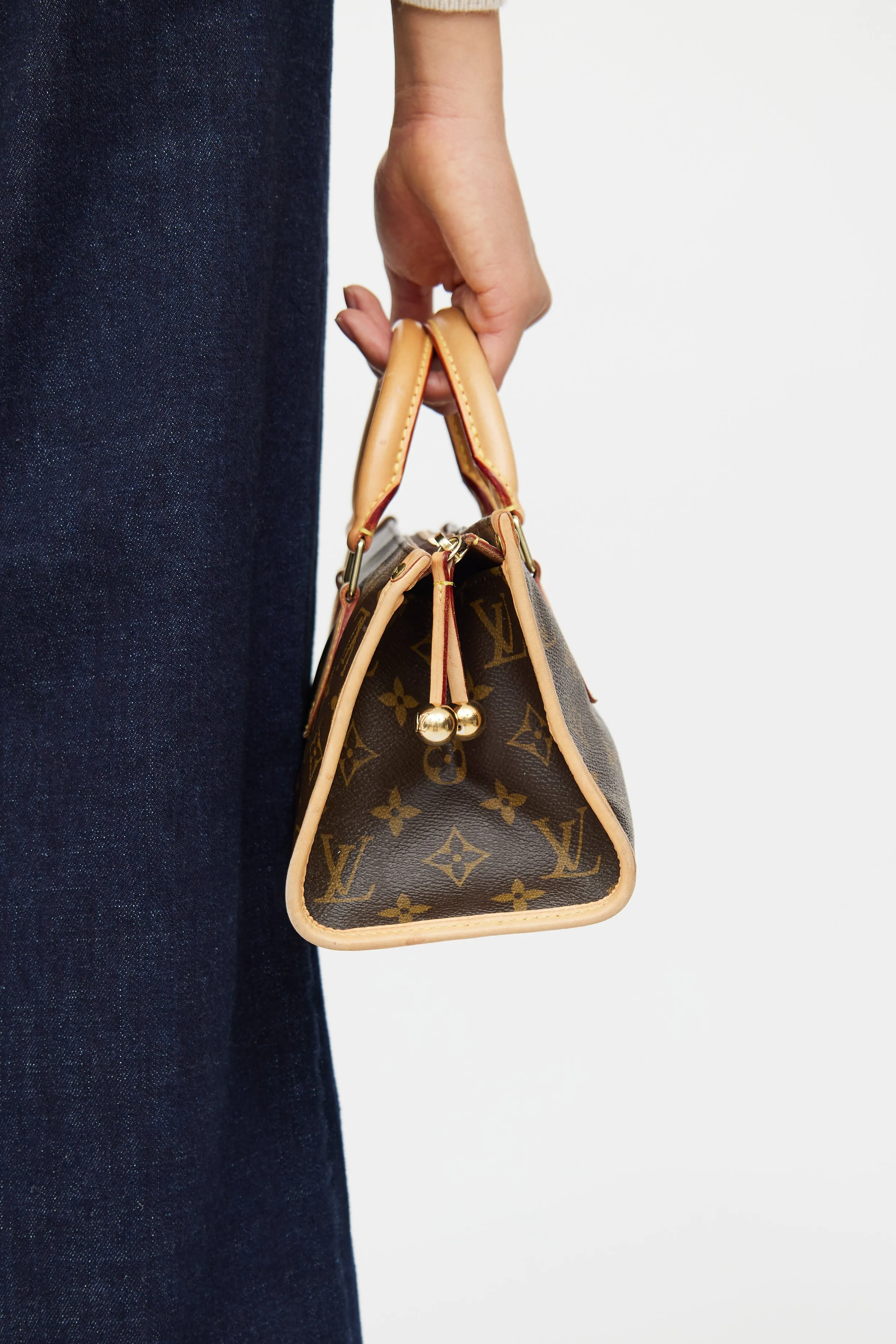 2006 Brown Monogram Popincourt Bag