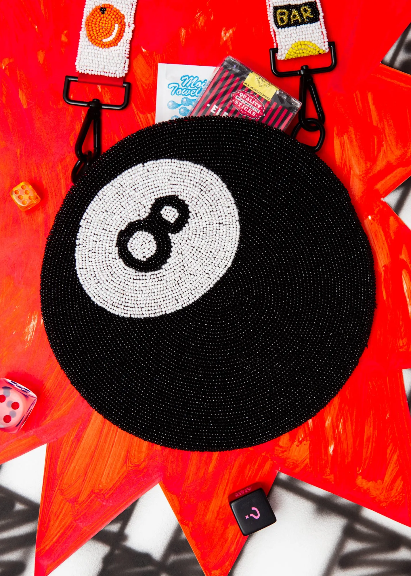 8 ball purse