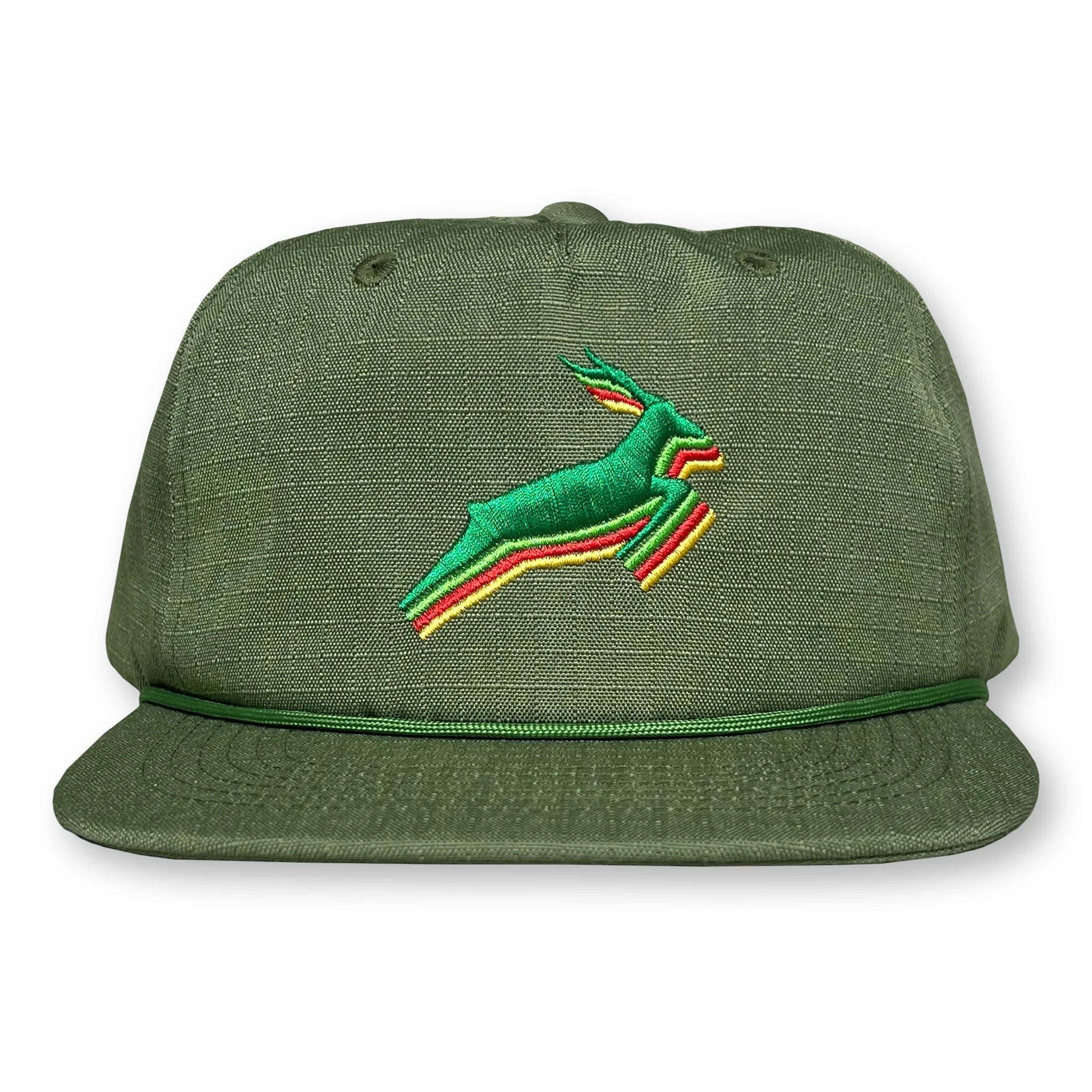 Antelope Rope Hat / Lima Bean Ripstop Nylon with Parakeet Antelope