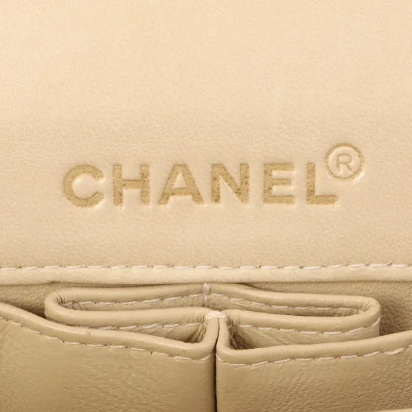Chanel Around 2000 Made Chocobar Turn-Lock Chain Bag Ivory