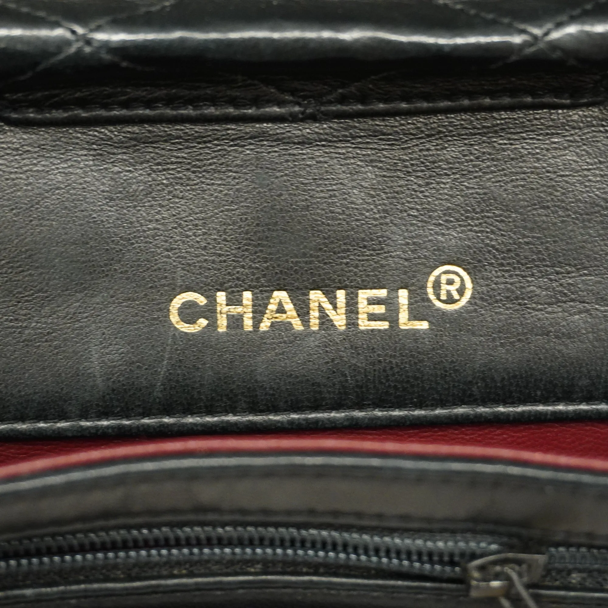 CHANEL   Matelasse Chain Shoulder Women's Leather Shoulder Bag Black