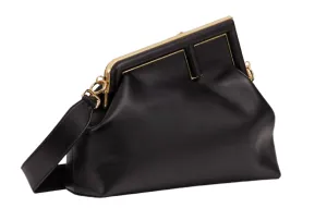 Fendi First Black leather bag