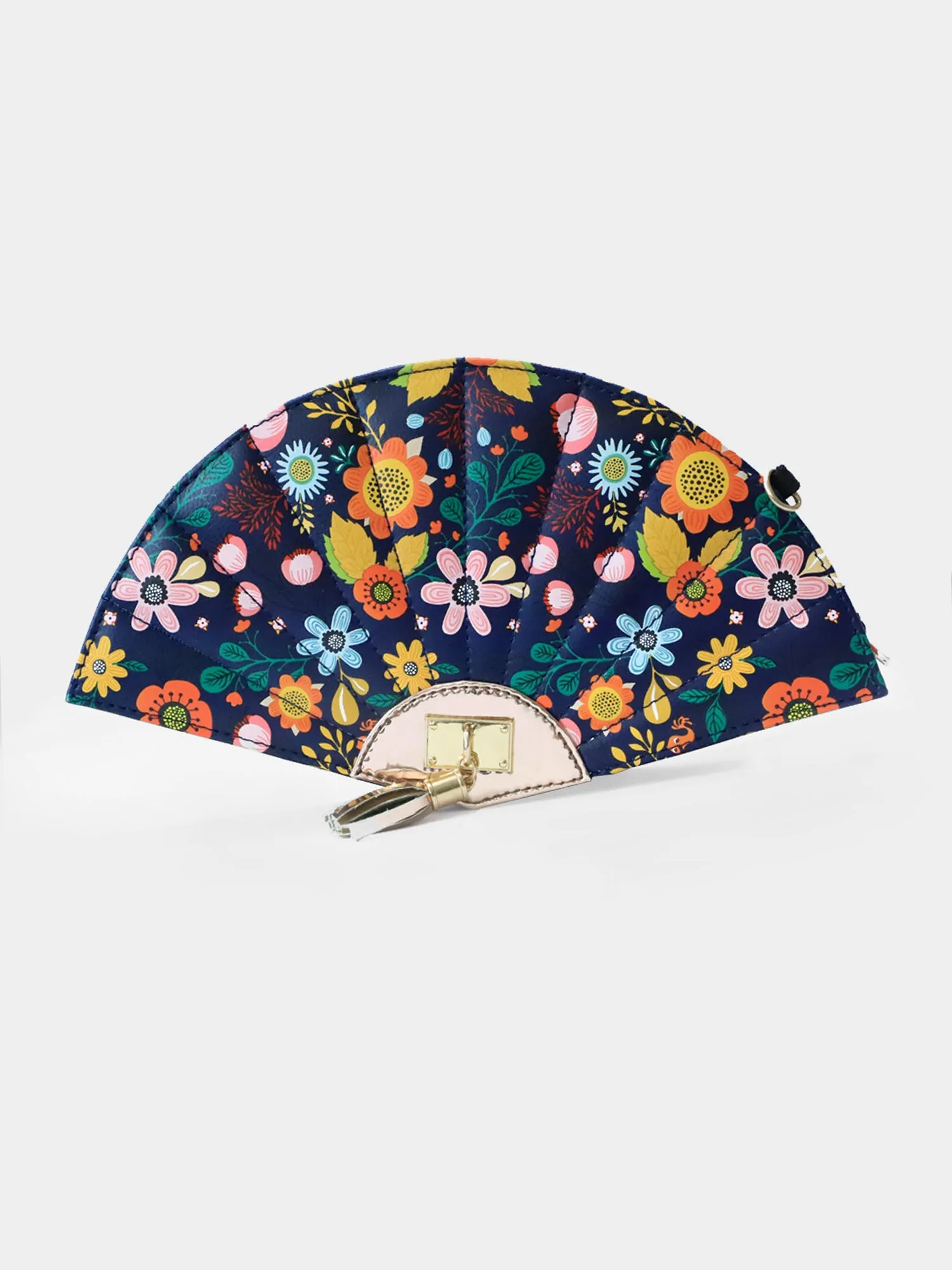 Floral Paradise Rosegold Print Fan Bag | Modern Myth