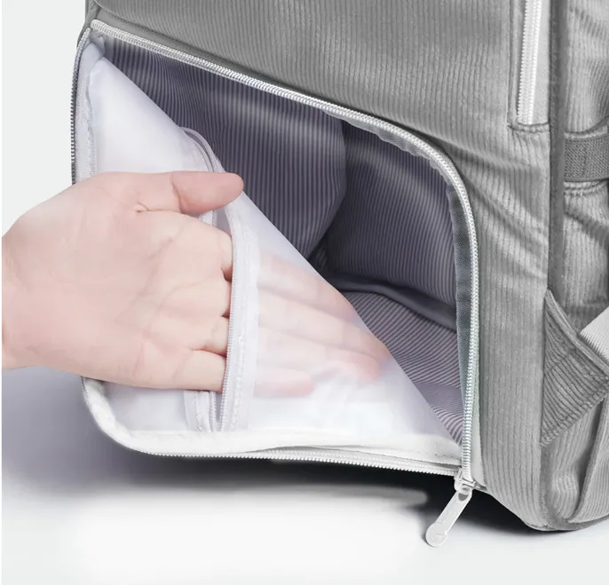 Modern Velvet Diaper Backpack