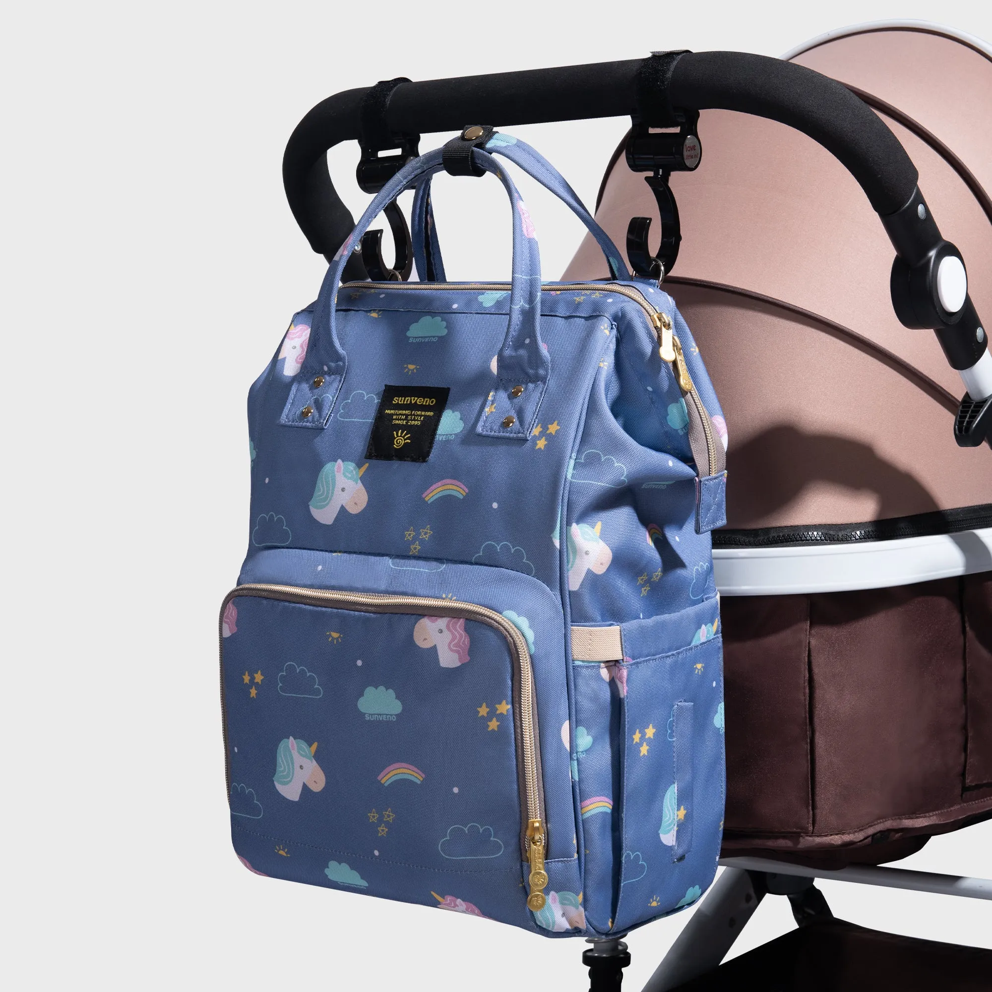 Multi-Variant Opening Diaper Bag
