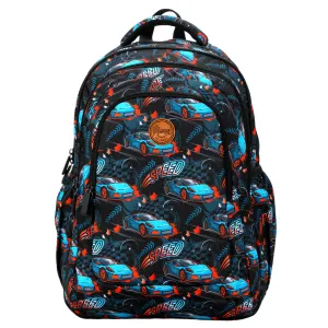 Racing Cars Large Backpack